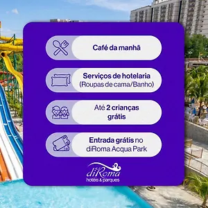Hotel Thermas Diroma Incluso O Acesso Ao Acqua Park Todos Os Dias, Exceto No Dia Do Check-out, Caldas Novas